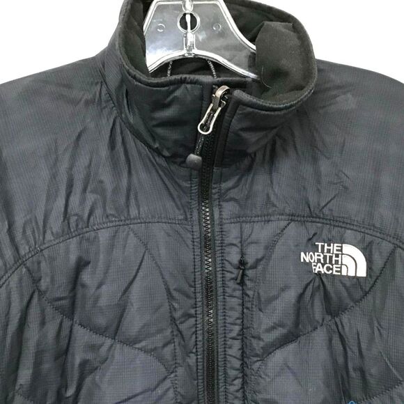 The North Face Full Zip Quilted Black Nylon Jacket - Size Small - Picture 3 of 6